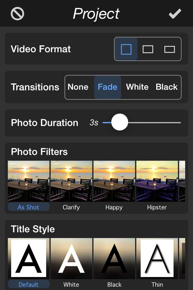 PhotoMotion screenshot
